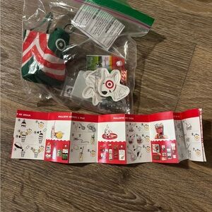 Miniverse- Target Holiday Bullseye Cookies & Milk Set